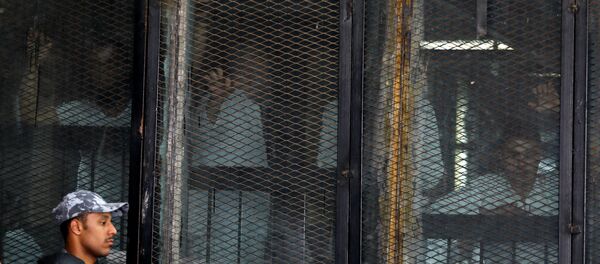 جلسة محاكمة متهمي فض رابعة - سبوتنيك عربي