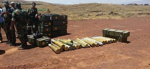 ذخائر اغتنمها الجيش السوري بعد تقدمه في الجنوب - سبوتنيك عربي