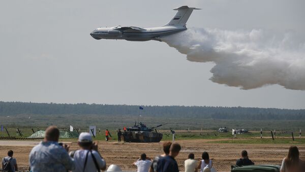  مسابقة بياتلون الدبابات - 2018 في حقل ألابينو العسكري - سبوتنيك عربي