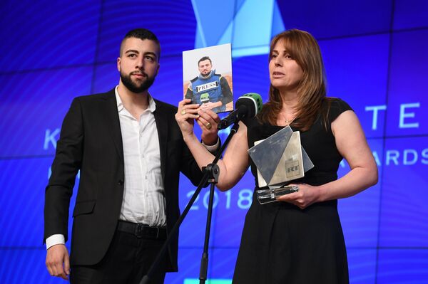 حفل توزيع جائزة الصحفي خالد الخطيب الدولية - سبوتنيك عربي