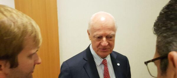 دي ميستورا في سوتشي دي ميستورا في سوتشي - سبوتنيك عربي