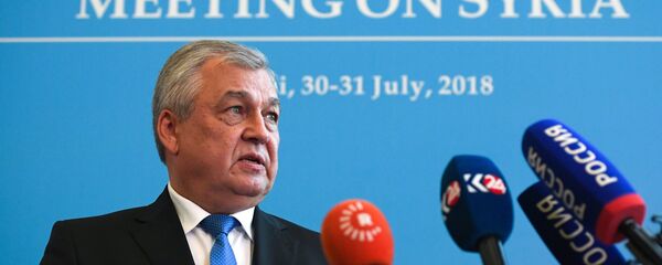 المبعوث الخاص للرئيس الروسي إلى سوريا خلال محادثات أستانا 10 - سبوتنيك عربي