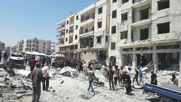 سيارة مفخخة تستهدف مبنى المحكمة العسكرية لـجبهة النصرة في إدلب - سبوتنيك عربي
