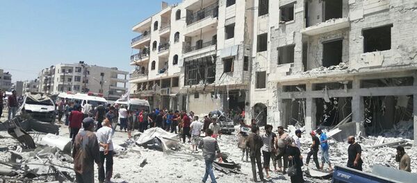 سيارة مفخخة تستهدف مبنى المحكمة العسكرية لـجبهة النصرة في إدلب - سبوتنيك عربي