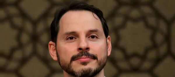 وزير المالية التركي بيرات البيرق - سبوتنيك عربي