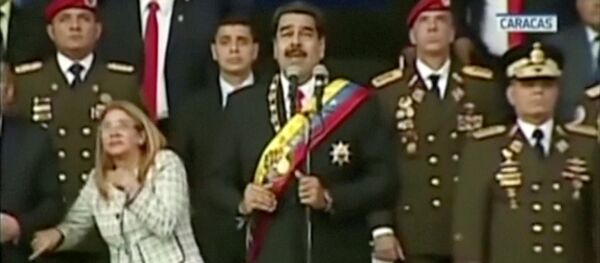 لحظة محاولة اغتيال رئيس فنزويلا - سبوتنيك عربي