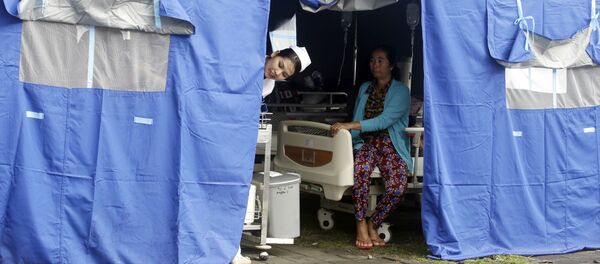 زلزال قوي يضرب جزيرة لومبوك في إندونيسيا 6 أغسطس/ آب 2018 - سبوتنيك عربي