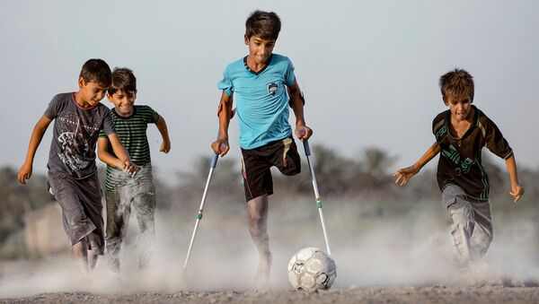 صورة بعنوان الرغبة في الحياة، للمصور العراقي تيسير مهدي، الحاصلة على المركز الأول في فئة التصوير الرياضة. صور منفردة - سبوتنيك عربي