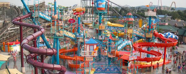 حديقة ملاهي في هيرشي، بنسلفانيا، الولايات المتحدة - سبوتنيك عربي