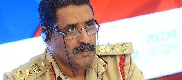 المتحدث الرسمي باسم القيادة العامة للجيش الليبي العميد أحمد المسماري المتحدث الرسمي باسم القيادة العامة للجيش الليبي العميد أحمد المسماري - سبوتنيك عربي