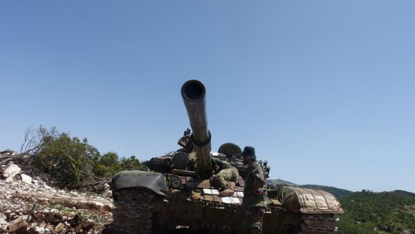الجيش السوري في ريف اللاذقية، سوريا - سبوتنيك عربي