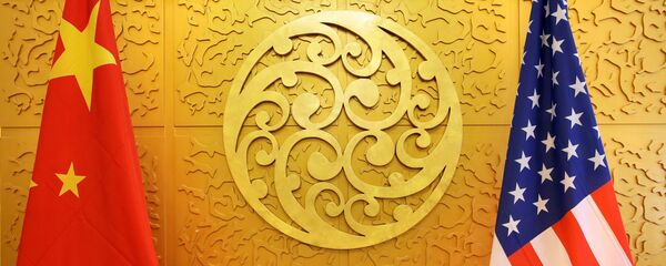 علم أمريكا و الصين - سبوتنيك عربي