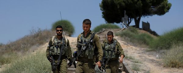 الجيش الإسرائيلي على الحدود مع قطاع غزة، 9 أغسطس/ آب 2018 - سبوتنيك عربي