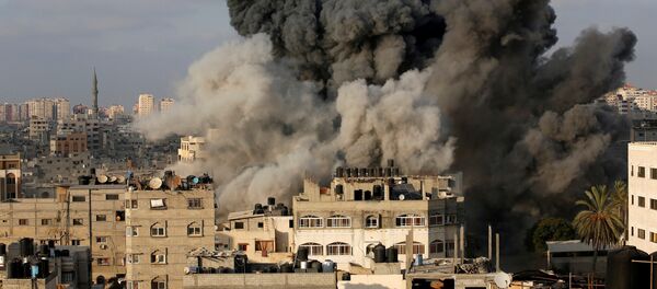 غارة على قطاع غزة - سبوتنيك عربي