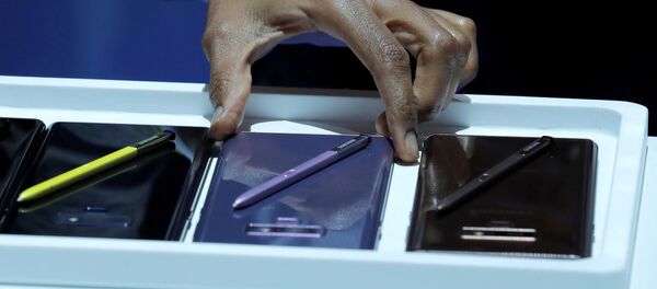 سامسونغ غلاكسي نوت 9 في بروكلين، نيويورك 9 أغسطس/ آب 2018 - سبوتنيك عربي