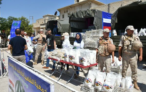 روسيا معكم...مع الحب تزين موائد الفقراء بحلب - سبوتنيك عربي