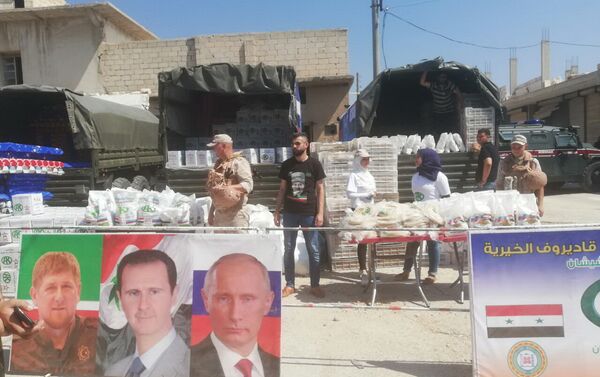 روسيا معكم...مع الحب تزين موائد الفقراء بحلب - سبوتنيك عربي