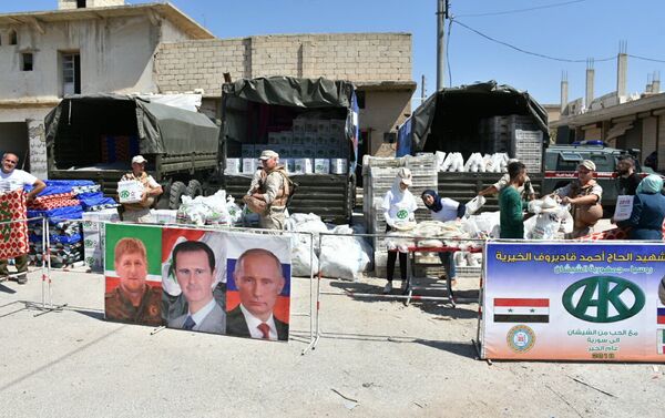 روسيا معكم...مع الحب تزين موائد الفقراء بحلب - سبوتنيك عربي