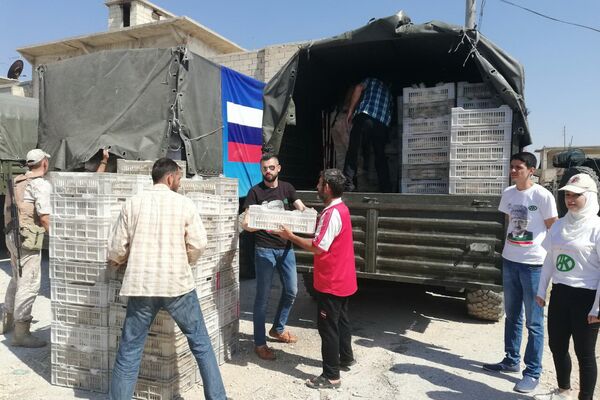 روسيا معكم...مع الحب تزين موائد الفقراء بحلب - سبوتنيك عربي