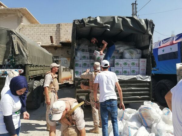 روسيا معكم...مع الحب تزين موائد الفقراء بحلب - سبوتنيك عربي