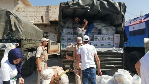 روسيا معكم...مع الحب تزين موائد الفقراء بحلب روسيا معكم...مع الحب تزين موائد الفقراء بحلب - سبوتنيك عربي