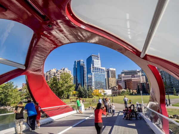 جسر وسط مدينة كالغاري، كندا - سبوتنيك عربي