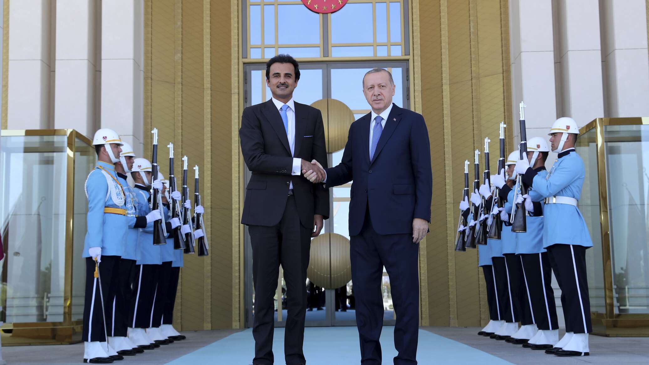 أردوغان لأمير قطر: تركيا تحارب كافة الجماعات الإرهابية لحماية أمنها الوطني