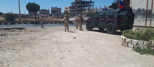 دوريات الشرطة الروسية والسورية تبسط الأمن والطمأنينة في ريف القنيطرة - سبوتنيك عربي