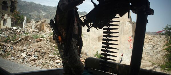 الجيش اليمني في تعز، اليمن 14 أغسطس/ آب 2018 الجيش اليمني في تعز، اليمن 14 أغسطس/ آب 2018 - سبوتنيك عربي