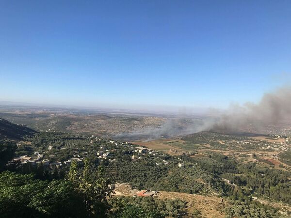 انفجار بمقر للمسلحين التركستان جنوب شرقي إدلب انفجار بمقر للمسلحين التركستان جنوب شرقي إدلب - سبوتنيك عربي