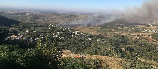 انفجار بمقر للمسلحين التركستان جنوب شرقي إدلب - سبوتنيك عربي