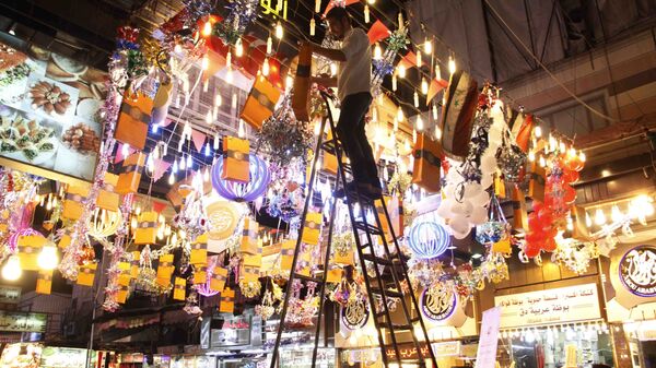  دمشق القديمة وحلوياتها الشرقية تحتفي بـ عيد الأضحى - سبوتنيك عربي