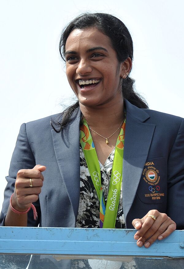 لاعبة الريشة الطائرة الهندية سيندهي - سبوتنيك عربي