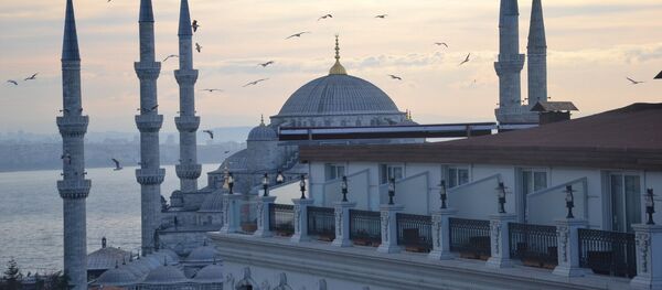 جامع السلطان أحمد (أو الجامع الأزرق) في اسطنبول، تركيا - سبوتنيك عربي