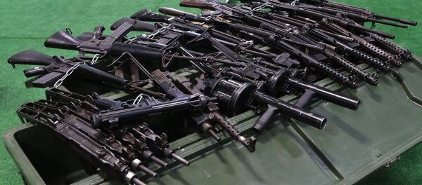 الأسلحة التي تم مصادرتها من المسلحين في سوريا - سبوتنيك عربي