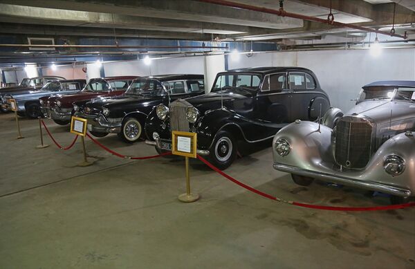 مجموعة السيارات الكلاسيكية، التي كانت تعود للنظام الملكي الهاشمي في الفترة 1921-1958 وأصبحت لاحقا للرئيس صدام حسين - سبوتنيك عربي