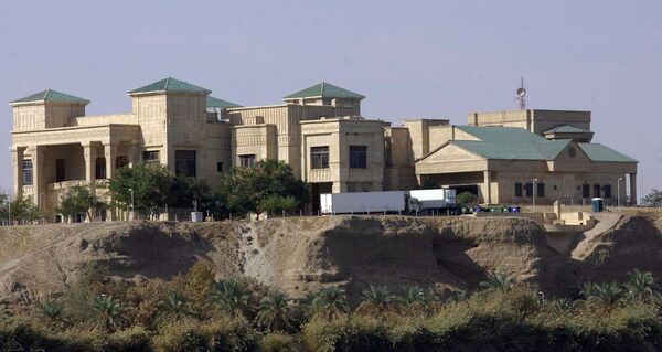 القصر الرئاسي في تكريت، الذي أمر صدام حسين ببنائه لأمه في عام 1991 - سبوتنيك عربي