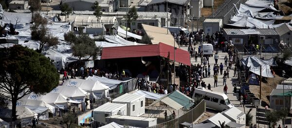 مخيم موريا في اليونان - سبوتنيك عربي