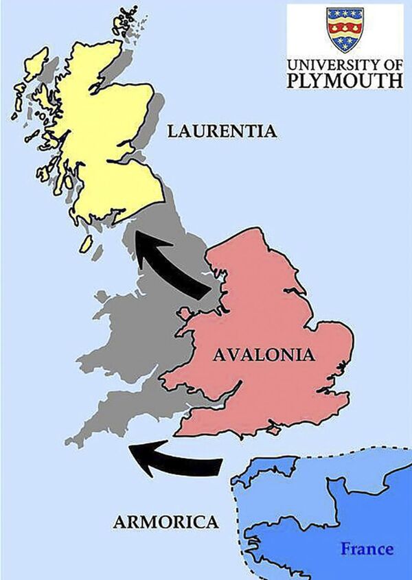 خريطة اندماج الجزر البريطانية بمشاركة 3 قارات صغيرة خريطة اندماج الجزر البريطانية بمشاركة 3 قارات صغيرة - سبوتنيك عربي