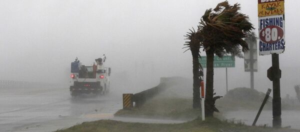 إعصار فلورنس  في سوانسبورو، ولاية نورث كارولينا (كارولينا الشمالية)، الولايات المتحدة  13 سبتمبر/ أيلول 2018 - سبوتنيك عربي