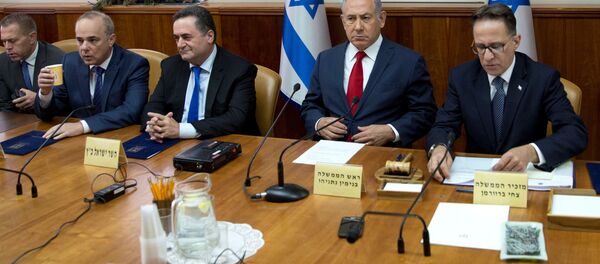 الحكومة الإسرائيلية، جلسة، رئيس الوزراء الإسرائيلي بنيامين نتنياهو - سبوتنيك عربي