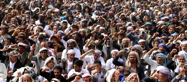 الحوثيون، جماعة أنصار الله، صنعاء، اليمن 29 أغسطس/ آب 2018 - سبوتنيك عربي