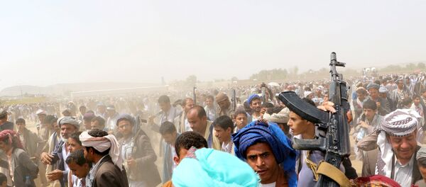  الحوثيون، جماعة أنصار الله، صنعاء، اليمن 29 أغسطس/ آب 2018 - سبوتنيك عربي