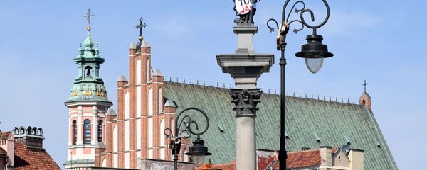 نصب تذكاري لملك بولندا السابع عشر - الملك سيغموند الثالث في وارسو، 17 سبتمبر/ أيلول 2018 - سبوتنيك عربي