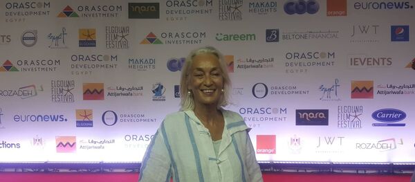 درة بو شوشة، منتجة فيلم ولدي التونسي في مهرجان الجونة السينمائي - سبوتنيك عربي