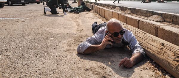 انفجار في العرض العسكري في مدينة الأهواز، إيران 22 سبتمبر/ أيلول 2018 - سبوتنيك عربي