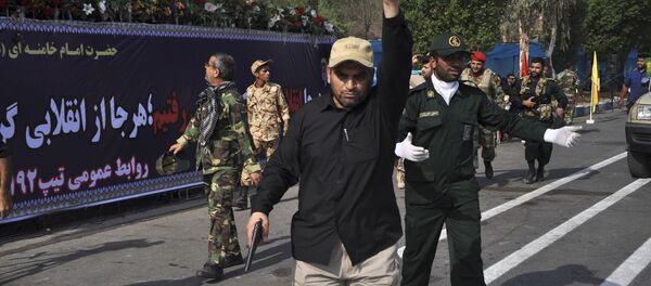 انفجار في العرض العسكري في مدينة الأهواز، إيران 22 سبتمبر/ أيلول 2018 - سبوتنيك عربي