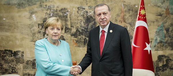 المستشارة الألمانية والرئيس التركي رجب طيب أردوغان - سبوتنيك عربي