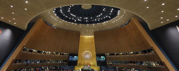 جمعية الأمم المتحدة، نيويورك 25 سبتمبر/ أيلول 2018 جمعية الأمم المتحدة، نيويورك 25 سبتمبر/ أيلول 2018 - سبوتنيك عربي