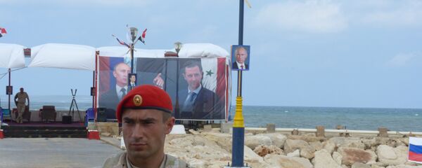 جندوي روسي في قاعدة طرطوس الروسية في سوريا - سبوتنيك عربي